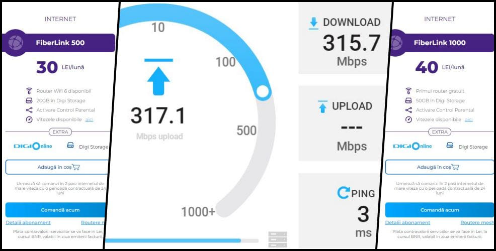 speedtest Digi viteza internet